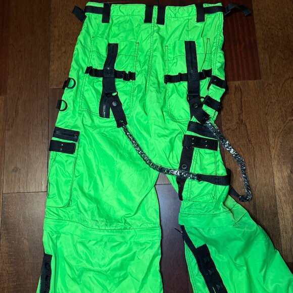 Tripp NYC Space Out Pant Neon Green Size Medium Brand New with Tags - Picture 11 of 12